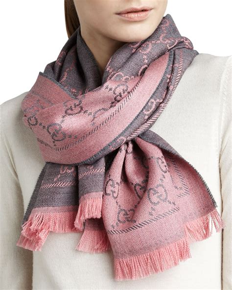 gucci pink and blue scarf|gucci oversized scarf.